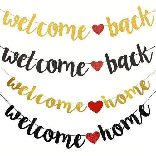 WELCOMEBACK新生开学季装饰拉旗