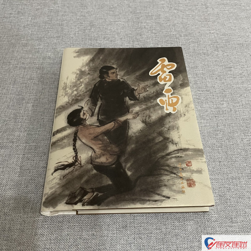 雷雨 32开大精 连环画小人书 谢京秋 绘 辽宁美术出版社