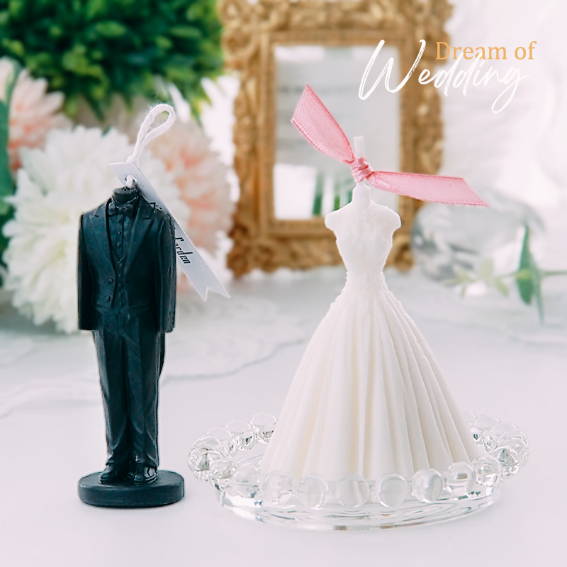 婚纱香薰蜡烛伴手礼盒