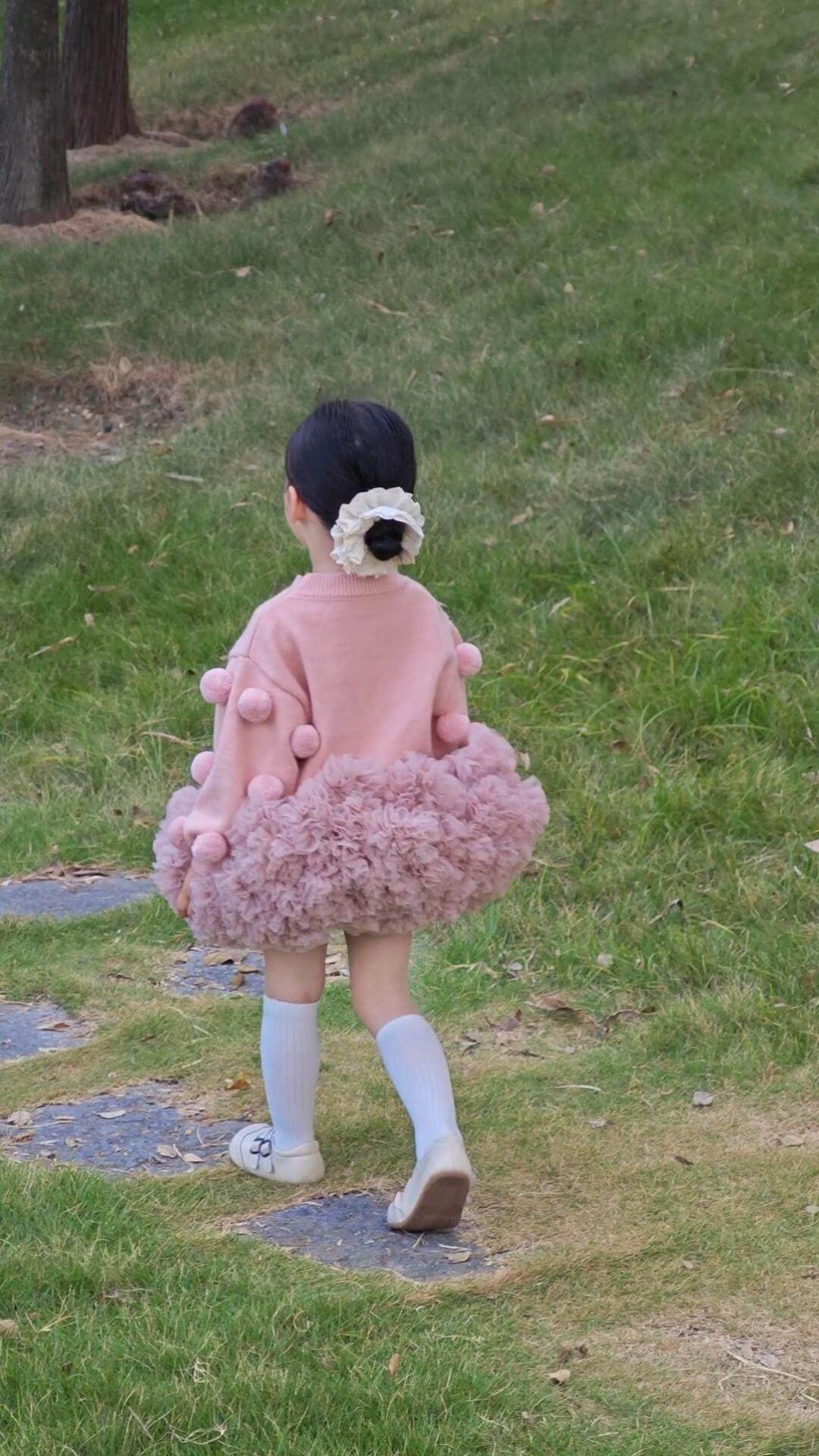 2026新款儿童洋气网纱半身裙女宝宝生日公主裙tutu裙蛋糕凸凸纱裙