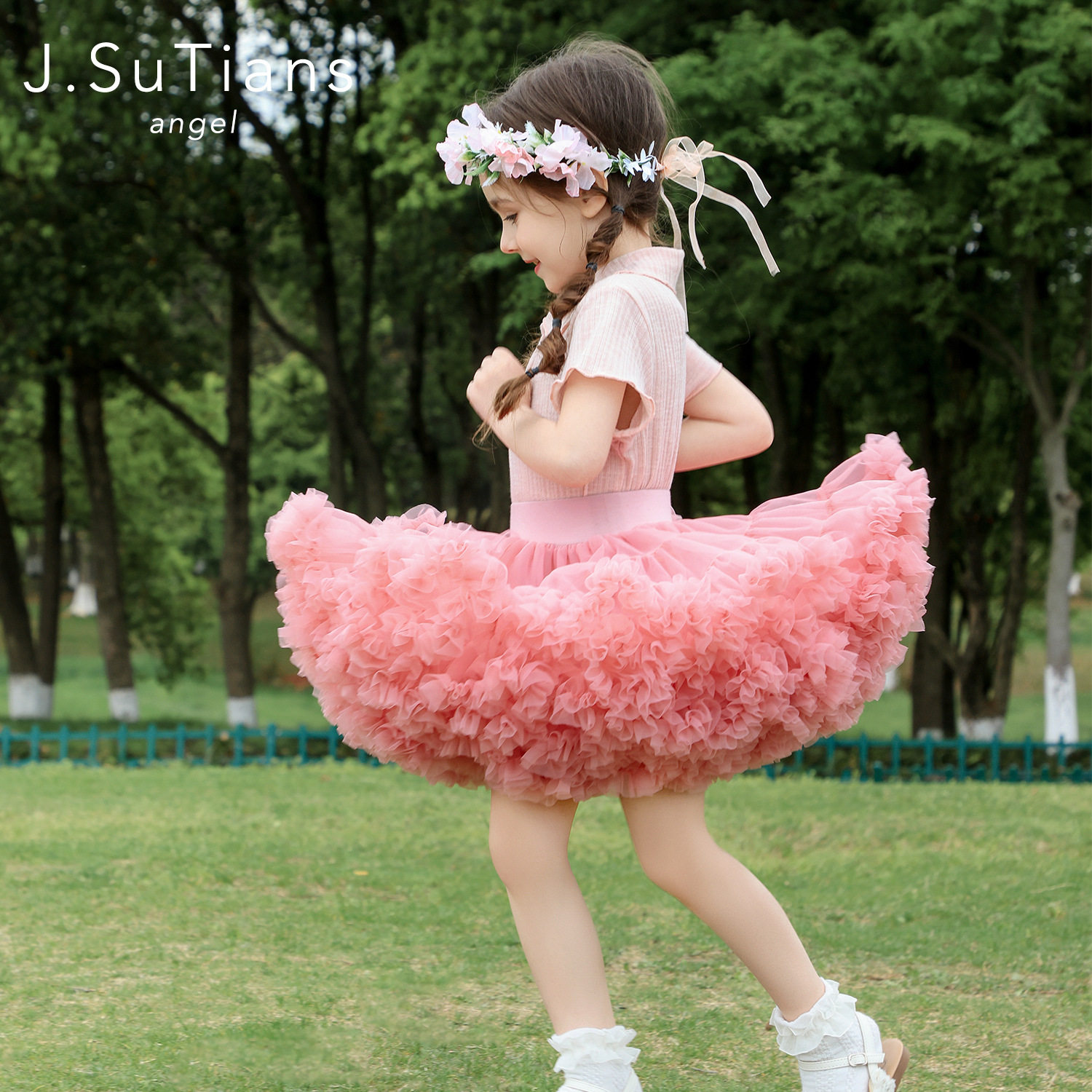 女童tutu裙半身蓬蓬蛋糕纱裙夏季新款韩版网纱公主裙六一演出服