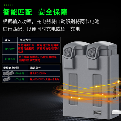 御4Pro电池充电器双向电池管家