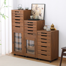 牙科柜斗柜实木餐边柜茶具文玩茶室收纳柜首饰中古茶水柜客厅边柜