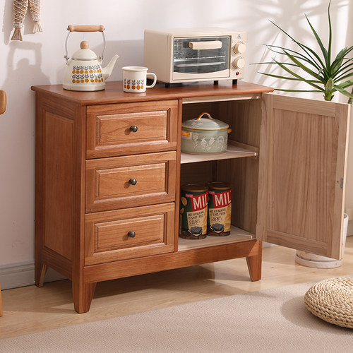 客厅实木收纳家用玄关斗柜美式