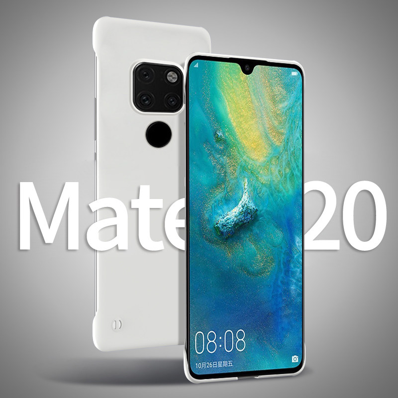 适用于华为mate20手机壳无边框mate20pro新款保护套半包ins网红女潮