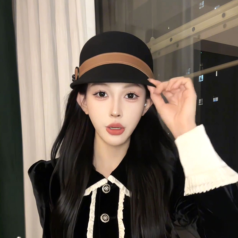 鸭舌帽街头户外时尚百搭女秋冬季