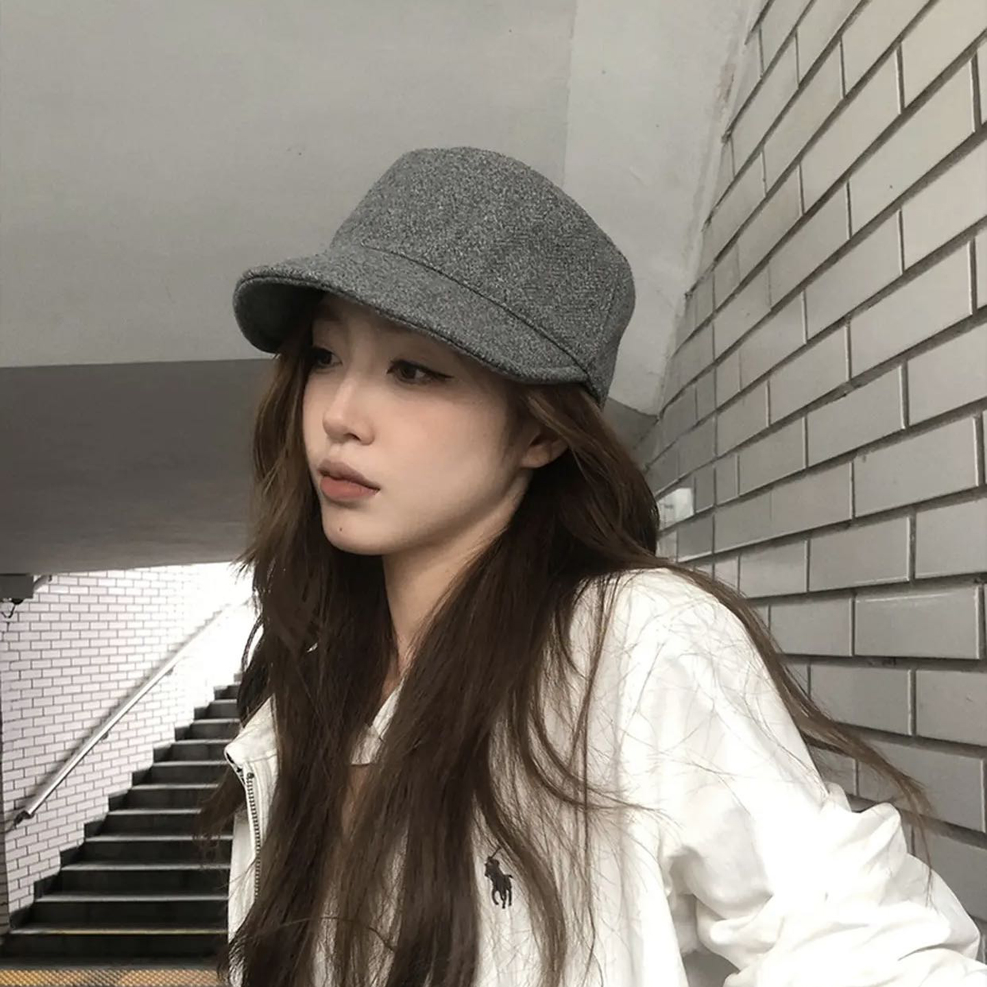 秋冬马术帽子女高端时尚鸭舌帽