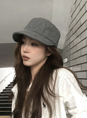 秋冬马术帽子女高端时尚鸭舌帽
