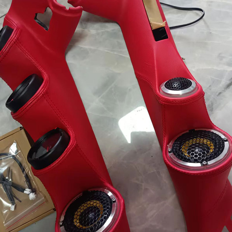 汽车操控台三联表倒模改装a柱倒膜三分频包皮变速水温电压表改装