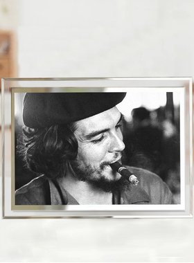 切·格瓦拉相框古巴革命家卧室装饰画桌面摆件海报照片定制挂画