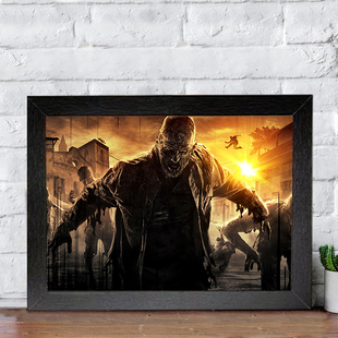 消逝的光芒相框游戏周边挂画装饰画免打孔桌面摆件摆件送礼物