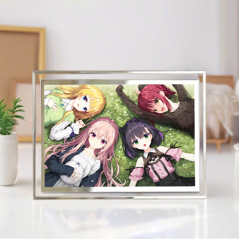 LimeLight Lemonade Jam相框水晶玻璃摆台galgame游戏桌面摆件