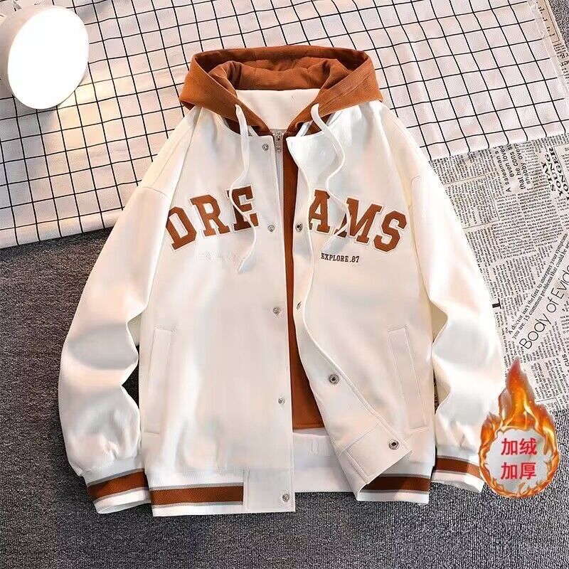 春秋假两件夹克卫衣男