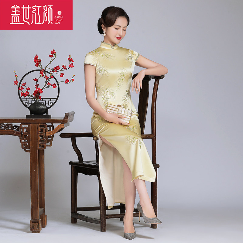 盖世红颜2022新款手工旗袍改良