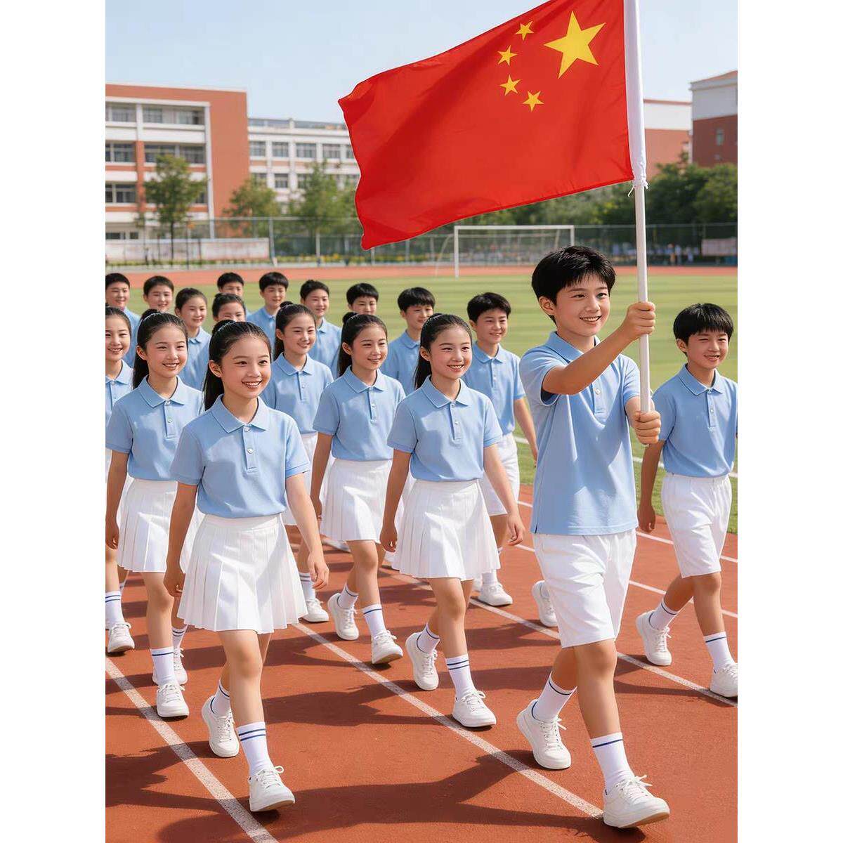 儿童短袖polo衫短袖夏季校服男女童白色翻领t恤小学生纯棉班服薄