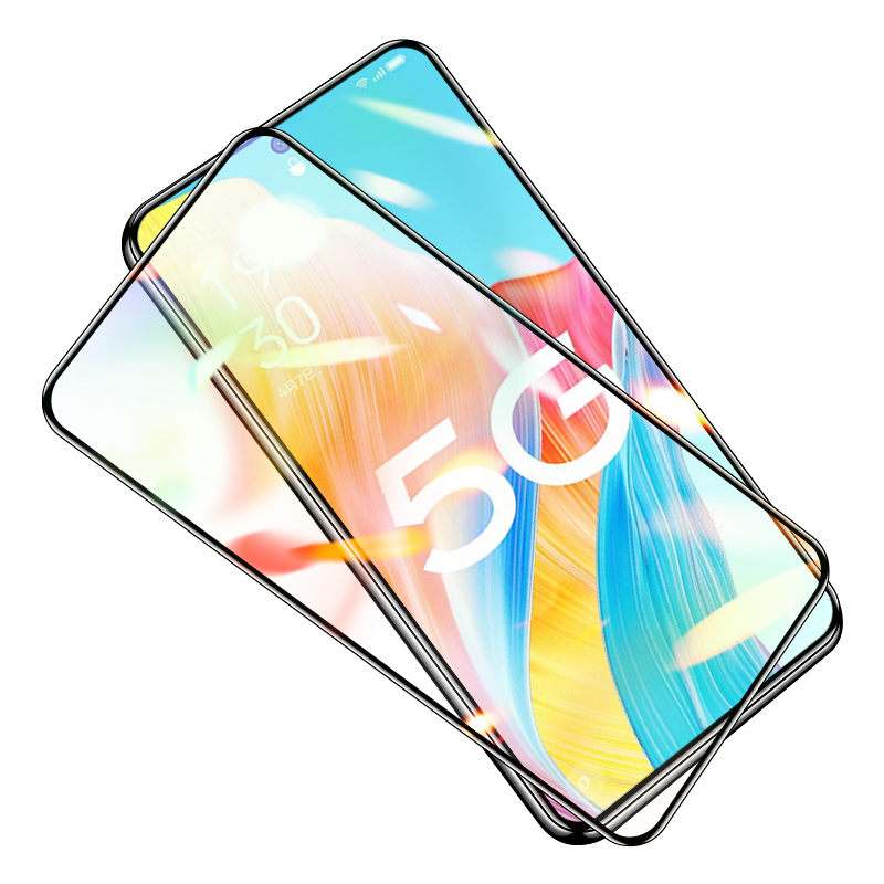 适用OPPOA1/A1X黑边钻石钢化膜