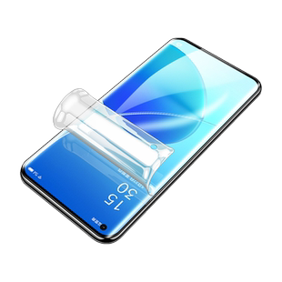 适用opporeno6钢化水凝膜reno6pro十手机膜opporeon65g+oppo5g曲面屏opopreno6opooreno全屏opp0pp0oρpo0ppo