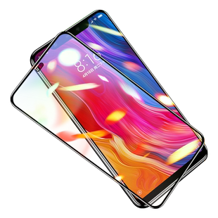 适用小米8钢化膜小米8se手机膜8青春版mi8lite屏幕指纹版全屏mi探索版屏幕膜xiaomi八黑边米8ud防指纹贴膜壳