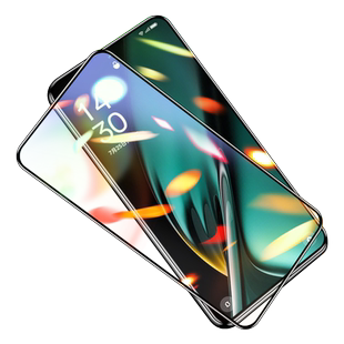 适用oppok11钢化膜oppok11x手机oppo全屏k11×5g防摔oopok保护k11ⅹ蓝光opk115g高清0pp0屏幕opρok黑边贴膜
