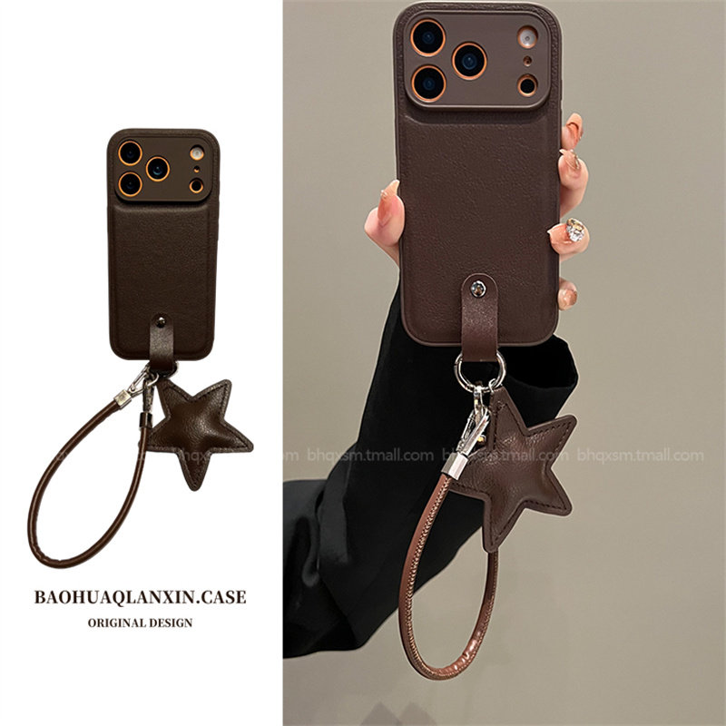 复古棕色月坑纹适用于苹果17promax手机壳iPhone15promax高级感15pro小众14promax耐脏12pro全包防摔13保护套,3C数码配件,手机保护套/壳,淘宝优惠券,粉丝福利购,淘宝优惠卷