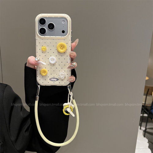 适用于苹果17promax手绳手机壳