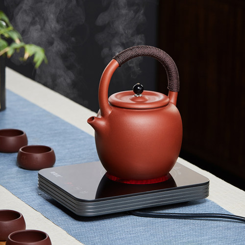 宜兴紫砂提梁壶电陶炉炭火煮茶壶