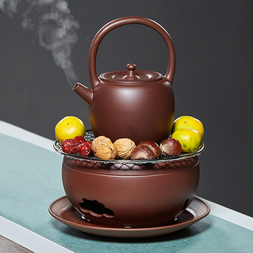 紫砂围炉煮茶冬日室内家用烧烤炉