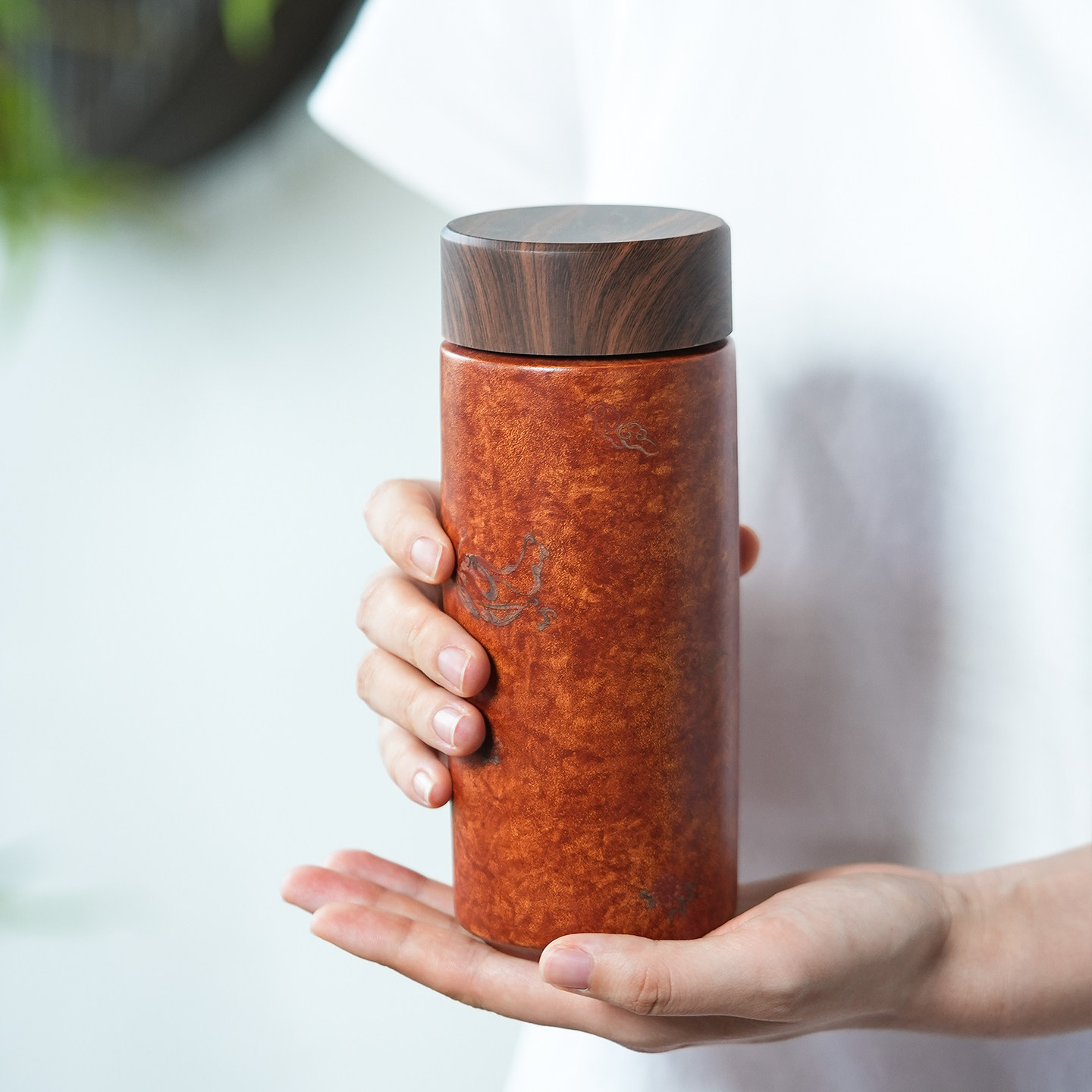 宜兴紫砂杯直筒便携随手杯个人专用车载水杯旅行功夫茶具泡茶杯子