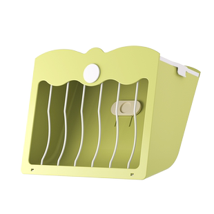 兔子内外两用草架带盖子固定食草盆大容量豚鼠荷兰猪龙猫防卡草架