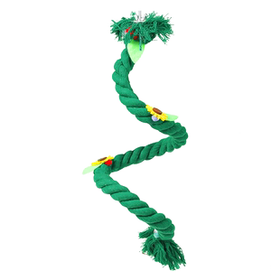 威毕鹦鹉攀爬绳棉绳鸟绳索吊绳秋千站杆爬梯旋转梯啃咬玩具用品