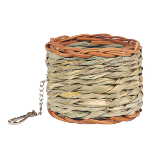 威毕文鸟珍珠鸟十姊妹专用窝小型草编鸟窝草窝小鸟巢繁殖保暖用品