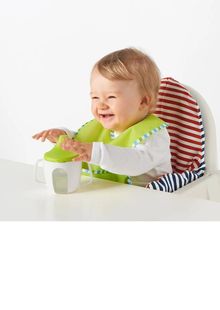 宜家正品波利亚水杯宝宝学饮水鸭嘴杯吸水防漏防摔带手柄杯子