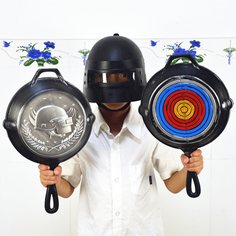 吃雞大號平底鍋真人武器裝備同款cos道具塑料三級頭模型兒童玩具在類目 模玩/動漫/周邊/cos/桌遊, 遊戲實物周邊中 - 來自Buy2taobao.com提供專業的淘寶代購服務