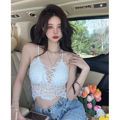 蕾丝镂空美背网红爆款吊带小背心