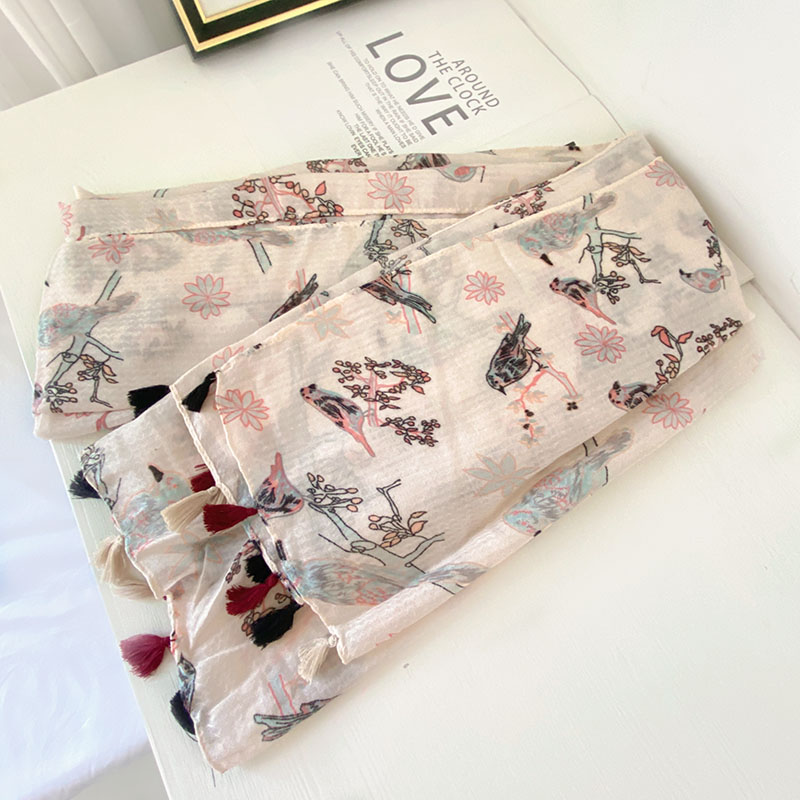 小清新流苏小清新女围巾