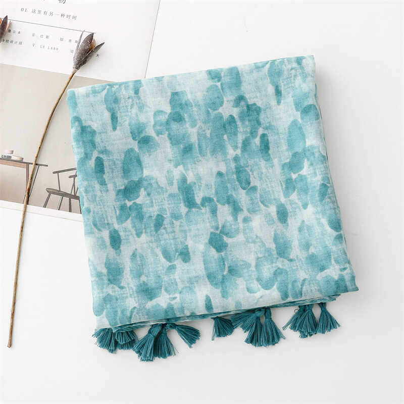 春夏秋冬流苏小清新女围巾