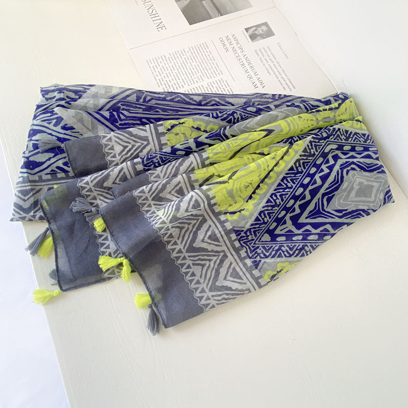 春夏秋冬流苏文艺农村围巾