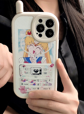 大哥大造型美少女华为P60手机壳nova11/10/9/8全包p40创意magic5/4/3荣耀80/70/60/50软壳30/20网红mate40pro