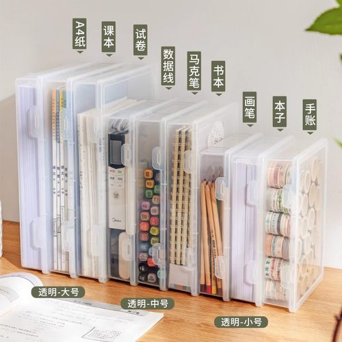 防尘带盖透明收纳盒，多规格可选