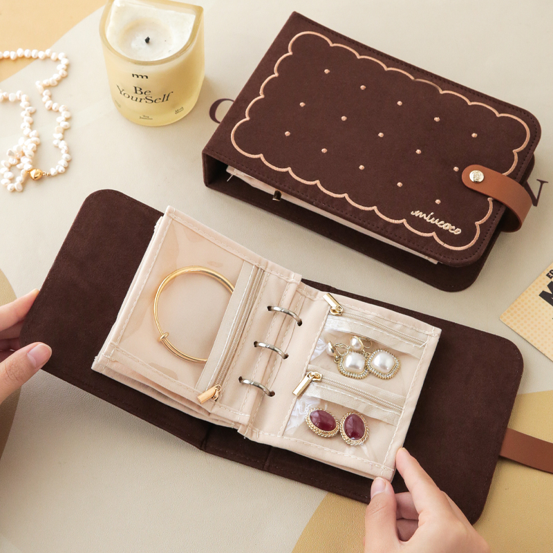 便携首饰收纳册！首饰收纳包高档