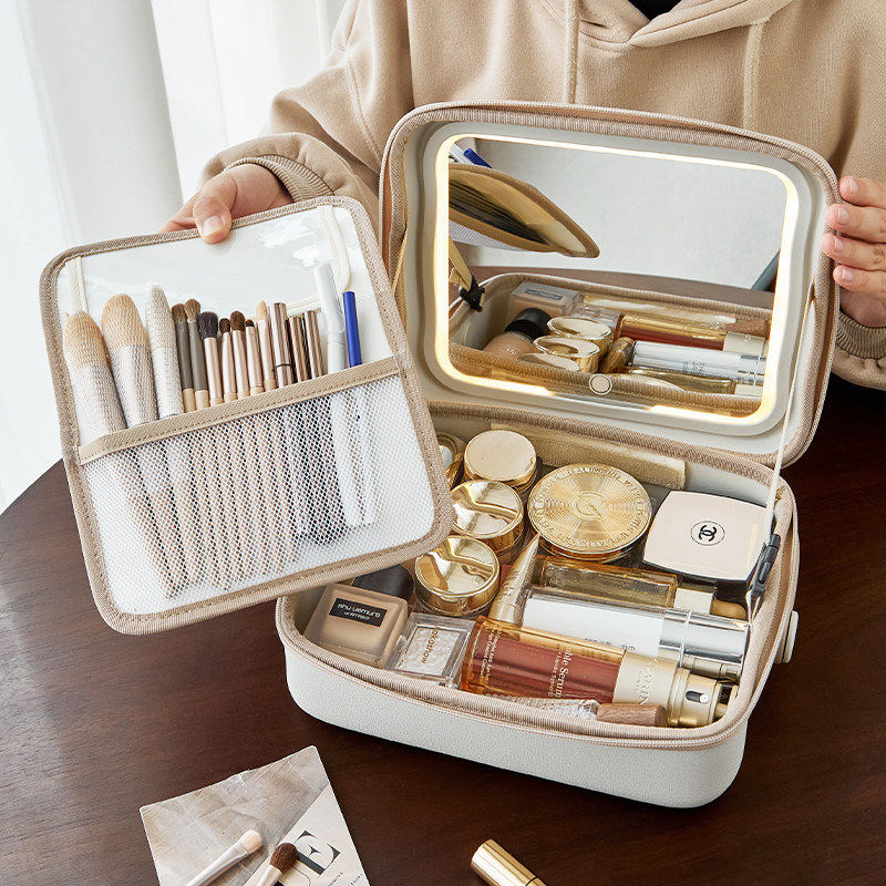 2026新款抗摔大容量化妆包女便携化妆品收纳盒箱洗漱包旅行手提袋,家庭/个人清洁工具,洗漱包,淘宝优惠券,粉丝福利购,淘宝优惠卷