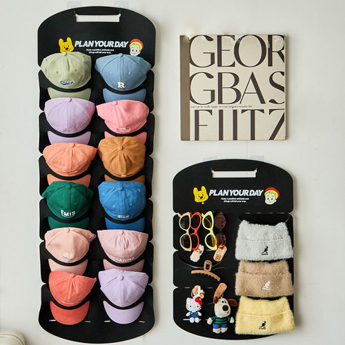 门后挂帽子神器，不变形节省空间