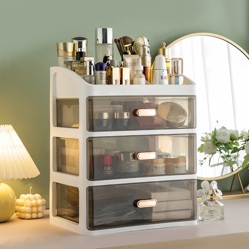 化妆品收纳盒，巨能装，高瓶可放