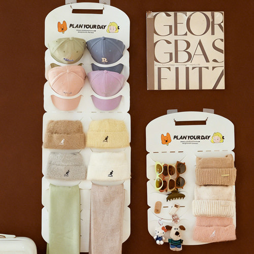 小户型帽子收纳，只占门后空间