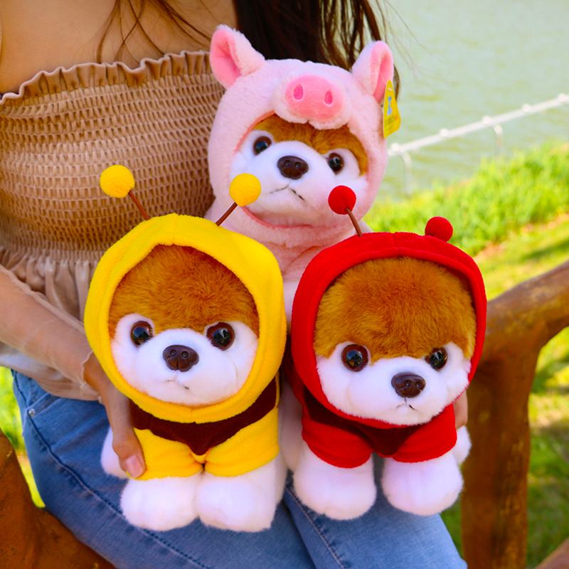 柴犬公仔玩偶俊介变装娃娃