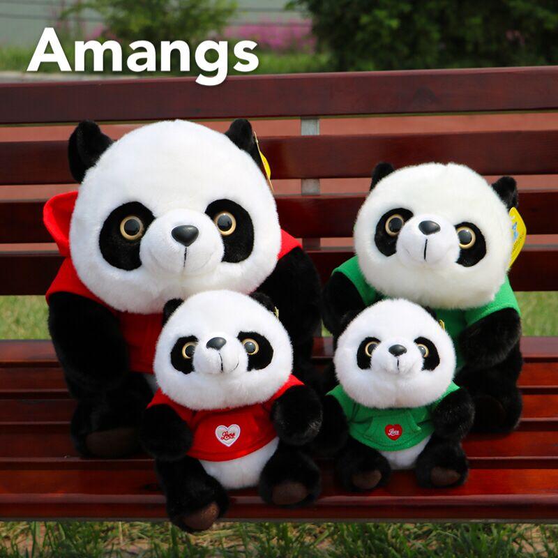 正版超萌可爱小熊猫Amangs公仔