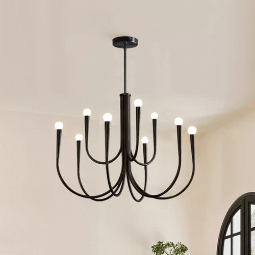 中古风客厅卧室吊灯美式复古