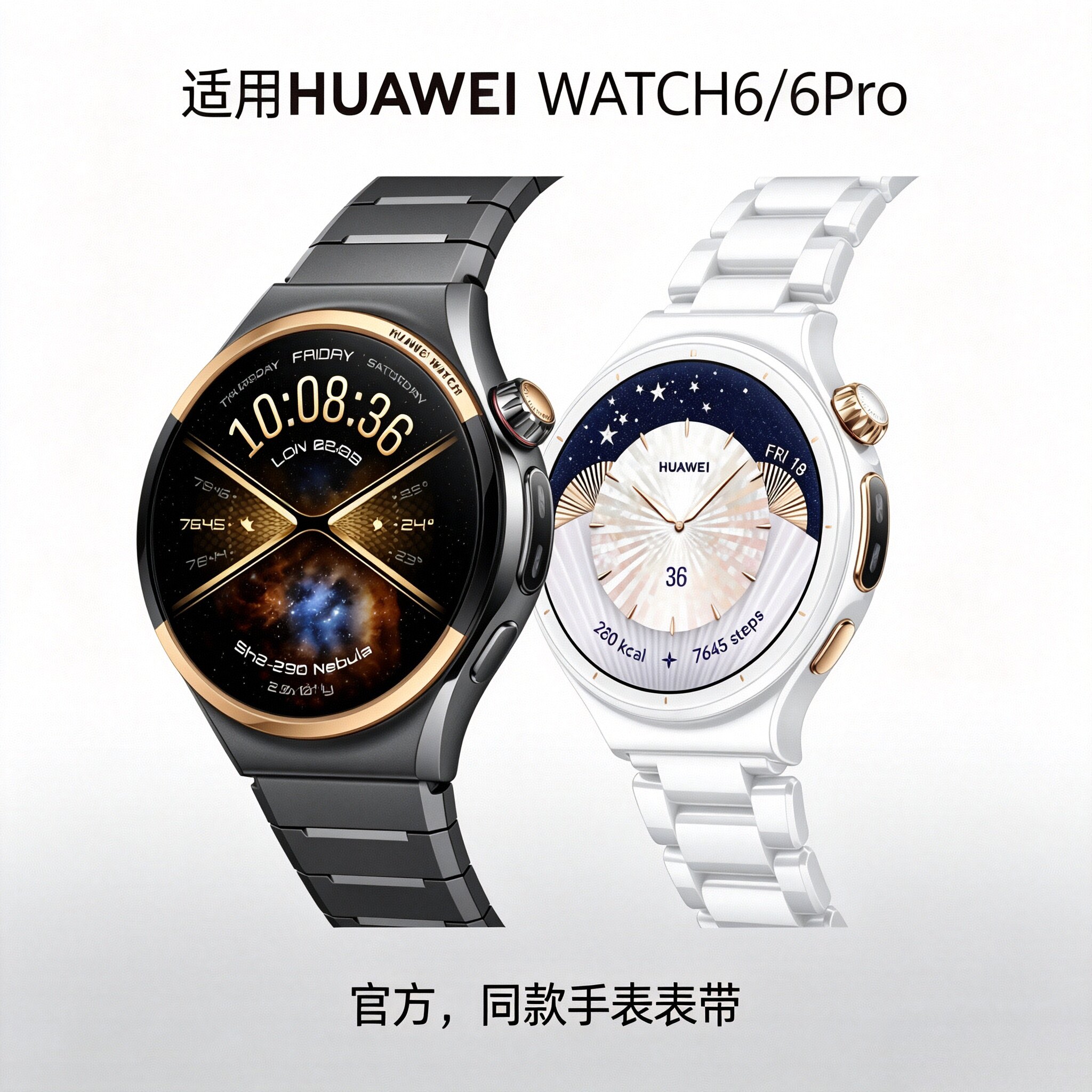 适用华为WATCH6/6Pro钛金属表带