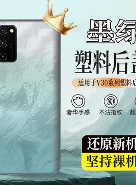 适用于荣耀V30塑料后壳Honor v30Pro后盖玻璃电池盖后屏无标外壳
