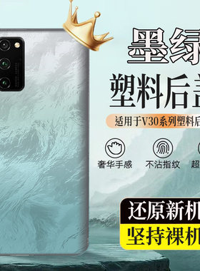 适用于荣耀V30塑料后壳Honor v30Pro后盖玻璃电池盖后屏无标外壳